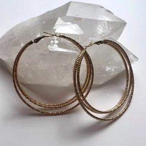 Fashion Golden Hoop Earrings